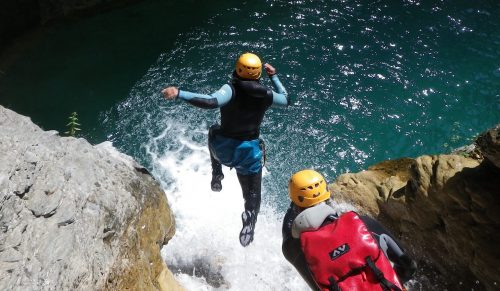 bachelor bachelorette stag hen party nice outdoor canyoning french riviera