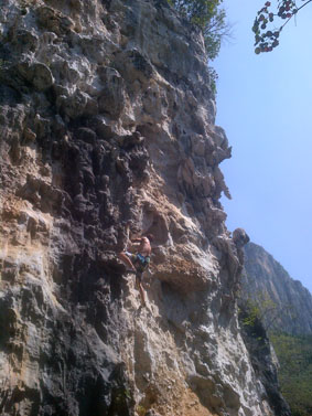 climbing trip china getu he