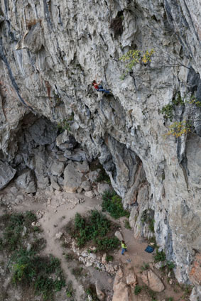 rock climbing trip china