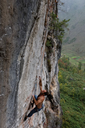 climbing trip china getu he