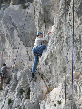 la turbie rock climbing alpes maritimes