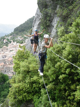 via ferrata monaco nice