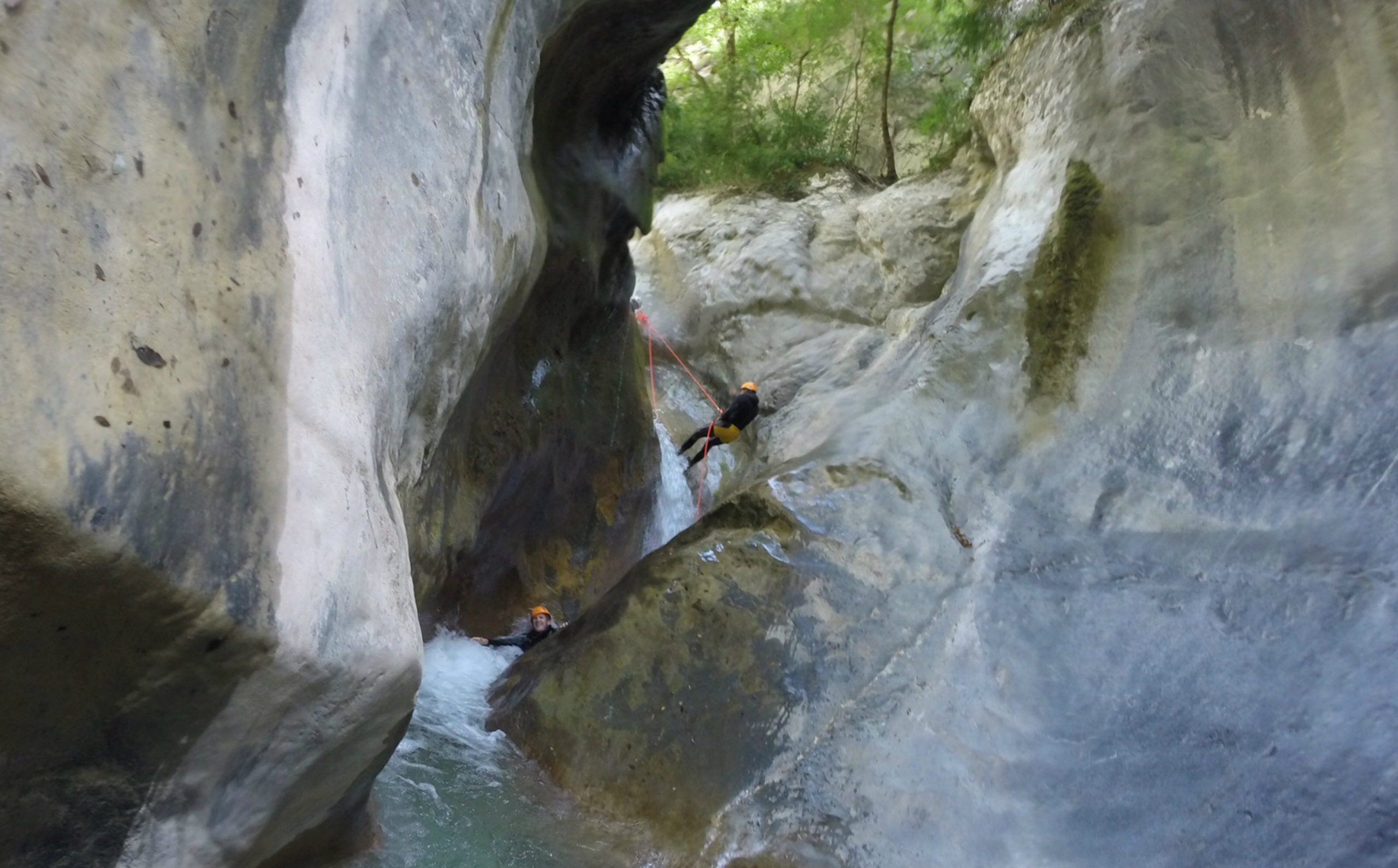 canyoning in the extreme maglia - nice alpes maritimes