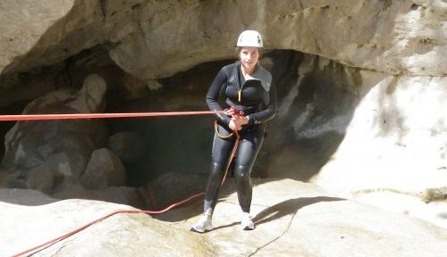Canyoning in Riolan is great but you need to be fit and experienced