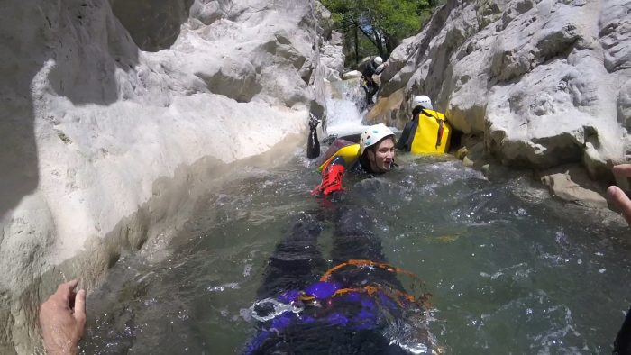 Canyoning in Cuebris, amazing experience in wild nature esteron