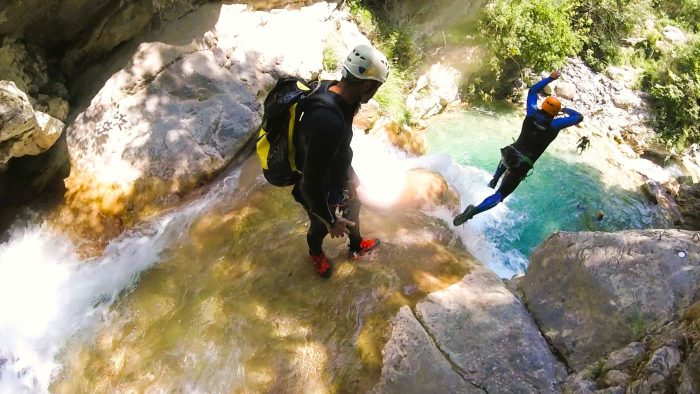 canyoning guide nice french riviera alpes maritimes cote azur