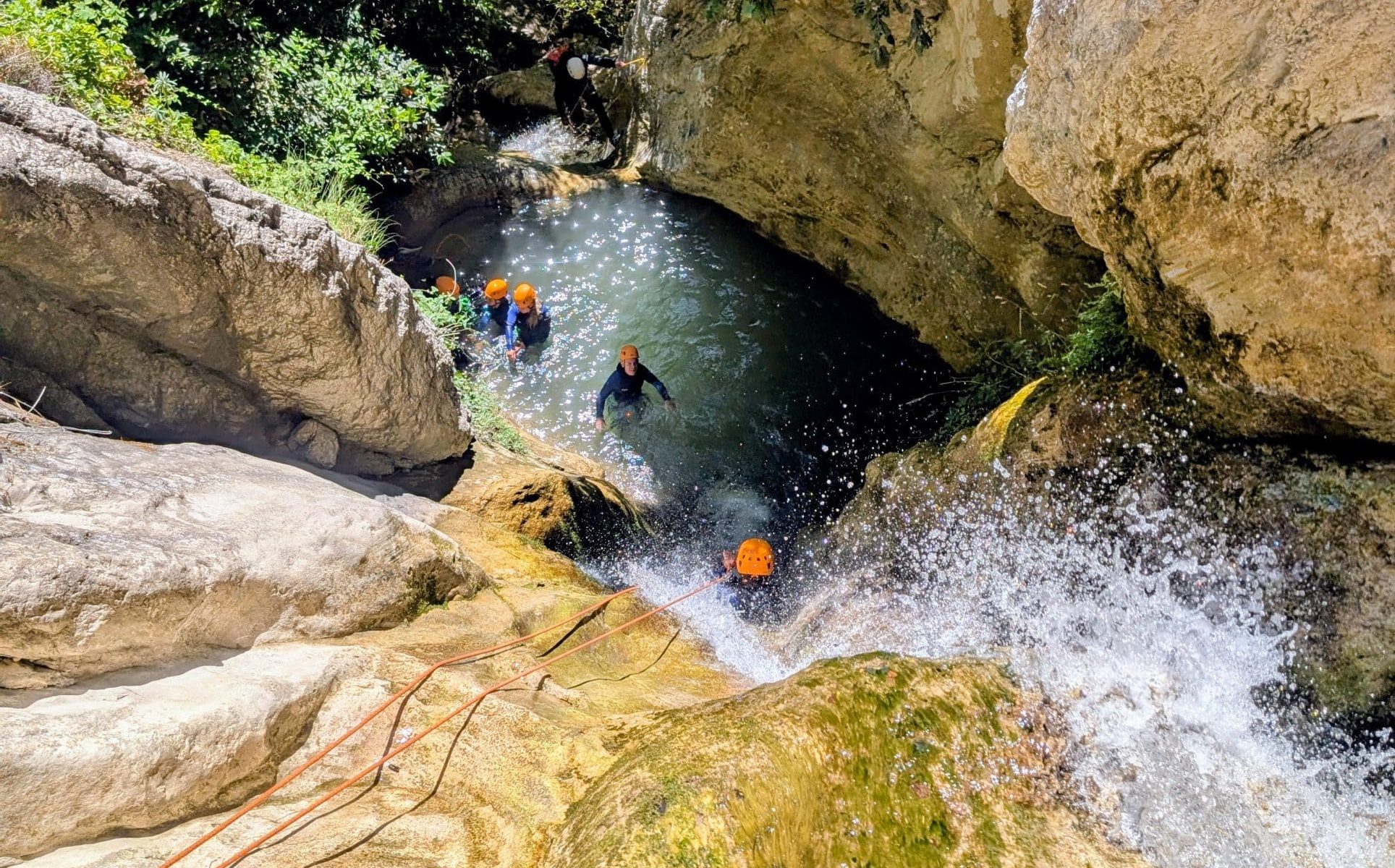 Adventure canyoning near Nice sports enthusiasts