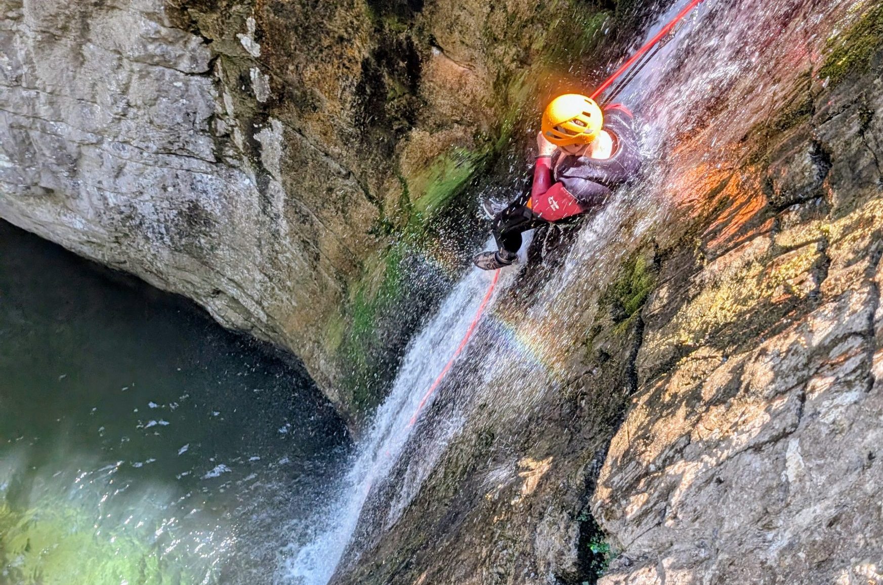 Big slide in the Bollène canyon near Fréjus Saint-Raphael