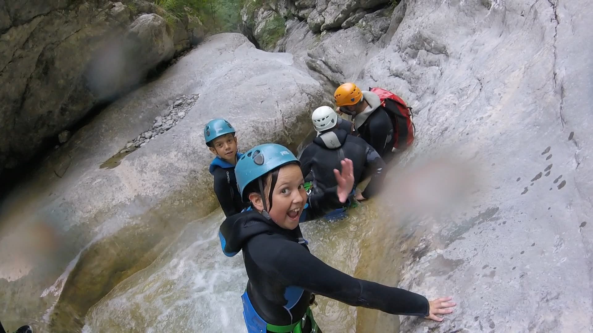 Canyoning family children Nice