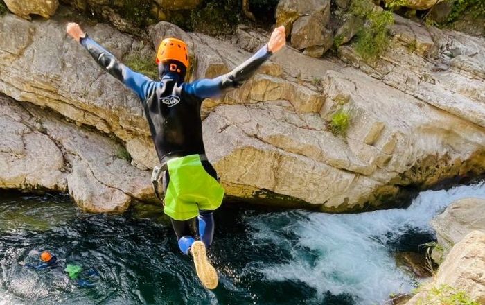 Gorges du Loup sporty canyoning French Riviera