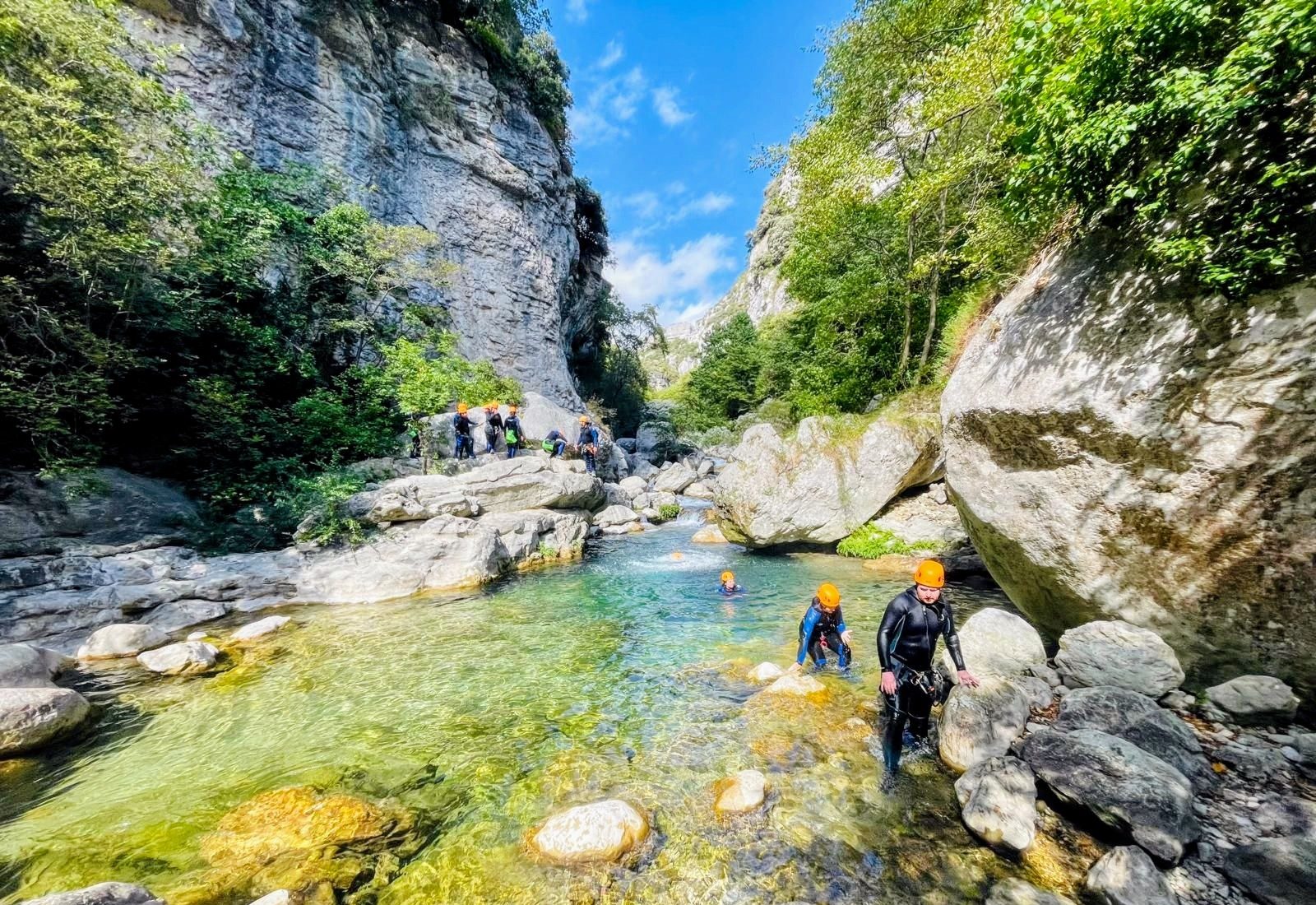 Natural pools Loup canyon
