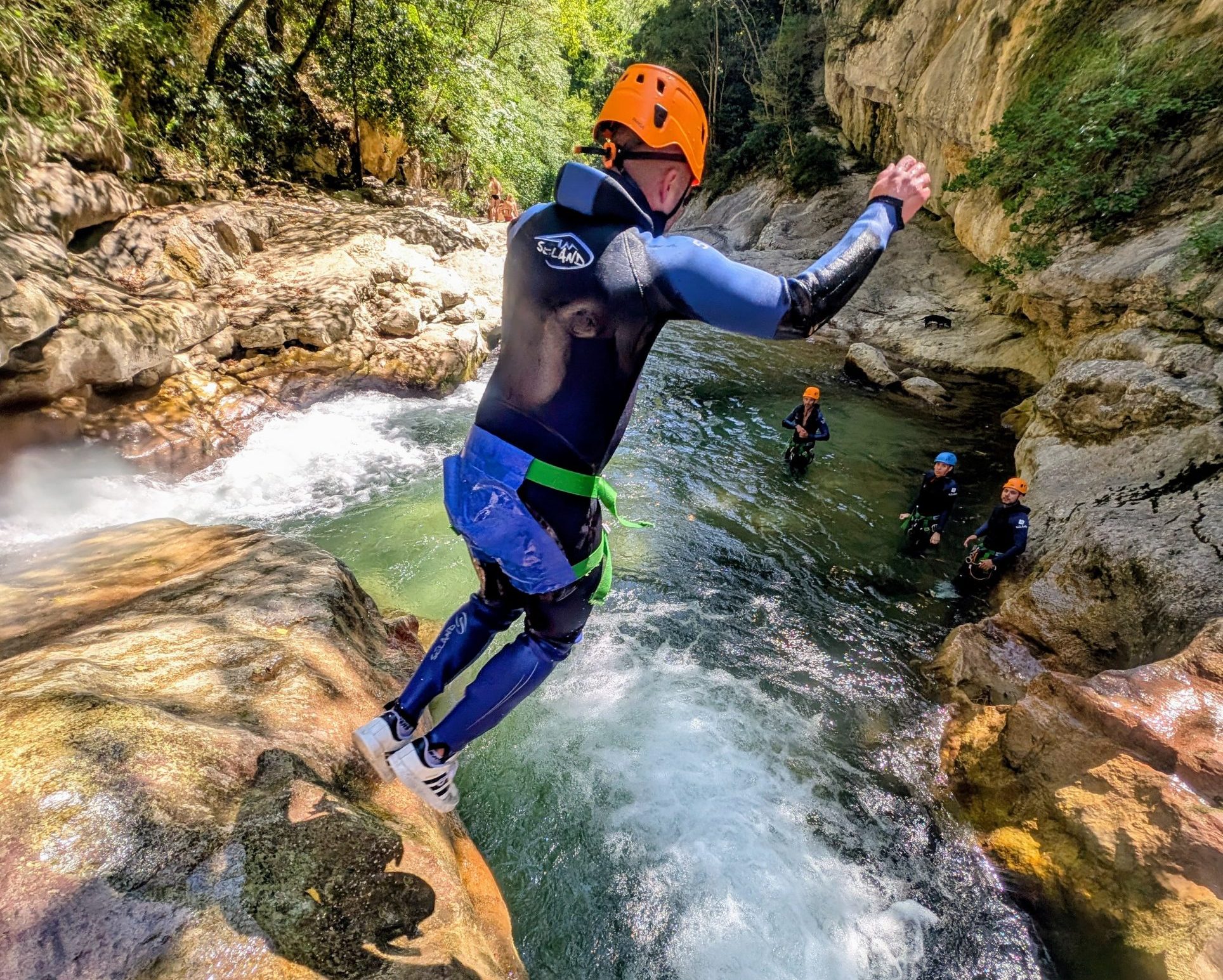 bachelor bachelorette party canyoning nice alpes maritimes french riviera