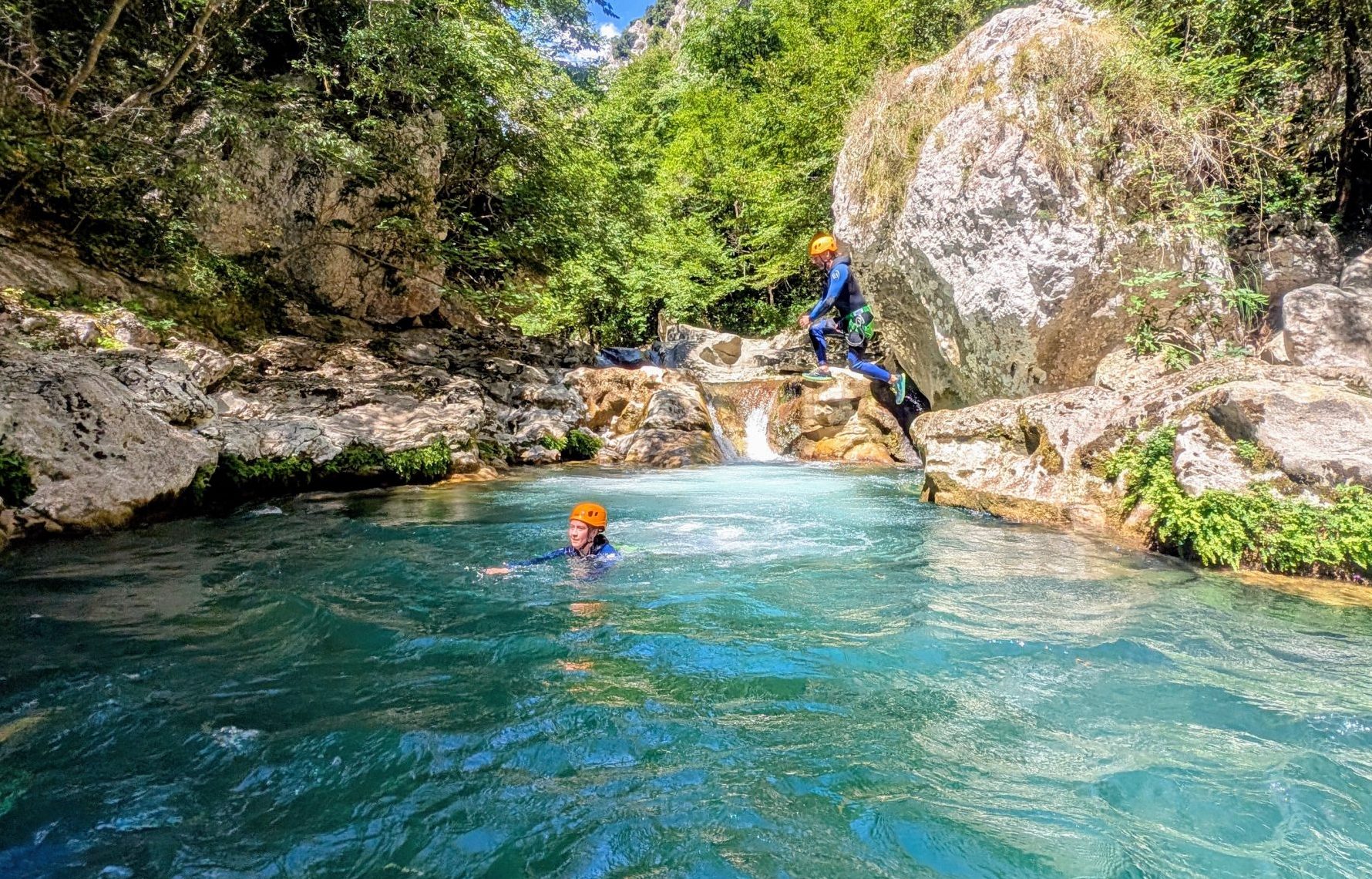 little jump discover canyoning french riviera