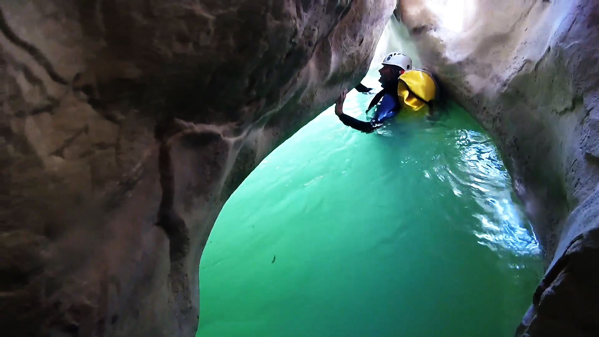 Adventure Canyoning in Riolan-swimming in nature French Riviera