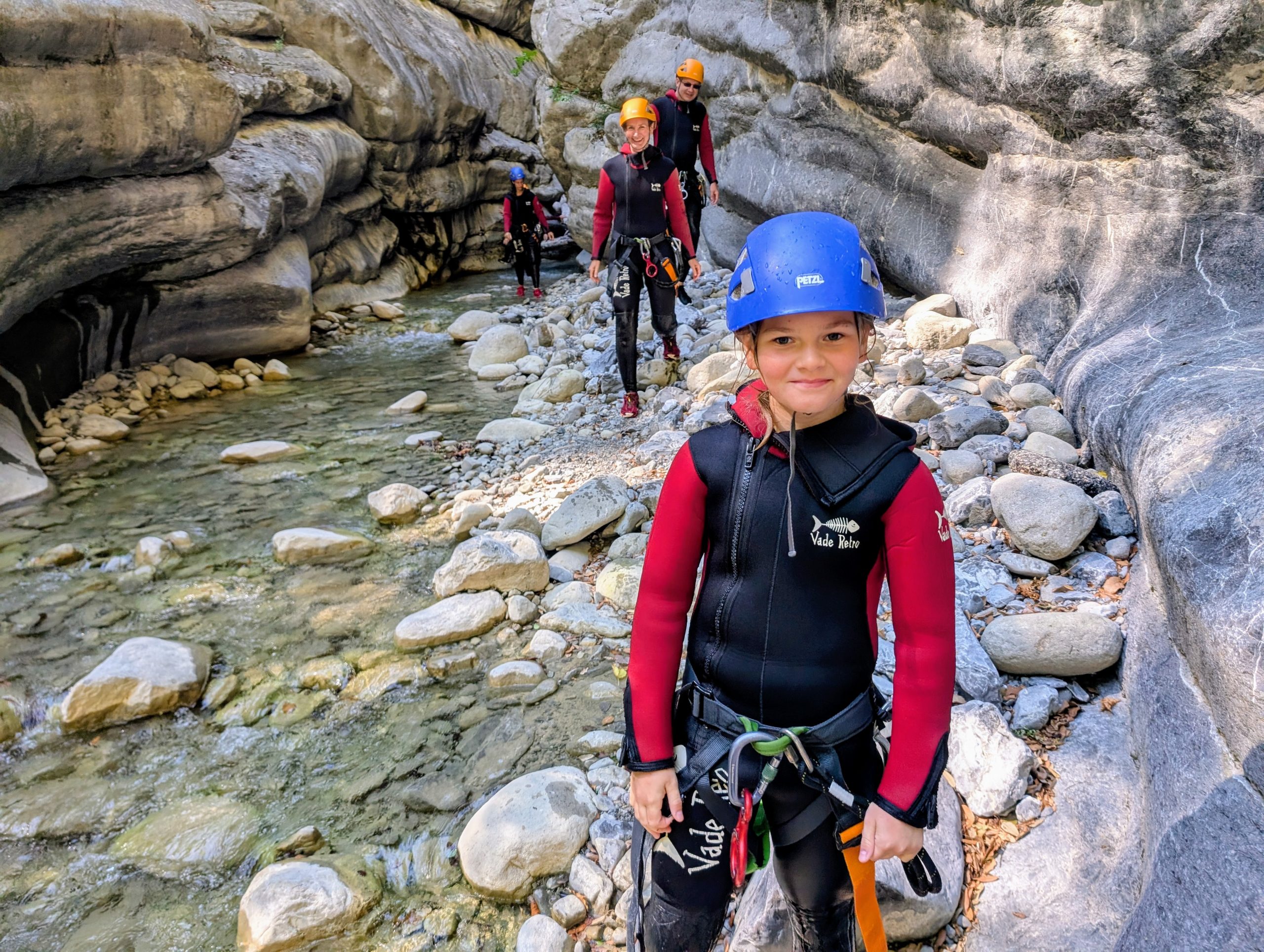 Cramassouri canyon in the Alpes Maritimes - perfect with children